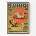 Vintageaffisch Hippodrom 1884 - Hästtema Väggdekoration