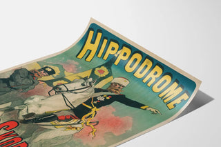 Hippodromskylten Skobeleff - Vintage hästrelaterad väggdekoration