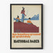 Poster Nationalparker - Hans jaktmark från igår