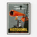 Vintage reklamposter för Histogénol, kraftfullt återuppbyggande medel
