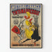 Väggdekorationsposter "Historien om Frankrike Tintamaresque" av Touchatout