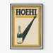 Vintageposter Champagnes Hoehl - Retro Väggdekoration