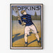 Vintageposter Hopkins lacrossespelare 1905