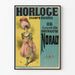 Vintageposter Horloge Champs-Élysées Sommarkonsert Noraly