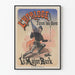 Vintage dekorativ poster L'Horloge Le Major Burk