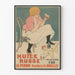 Vintageposter Olje Ryska H. Piron Bryssel Väggdekoration