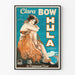 Vintageposter Clara Bow Hula film Paramount väggdekoration