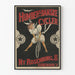 Vintageaffisch Humbers Danske Cycler för väggdekoration