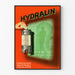 Vintageposter Hydralin för medicinsk väggdekoration