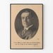 Vintageposter av Woodrow Wilson – Inspirerande citat