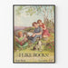 Vintageposter I Like Books - Bokveckan november