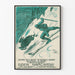 Vintageposter för Internationella skiddagen 1910 i Zakopane