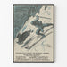 Vintageposter Skiutmaning i Zakopane 1910 – Vägghängd sport för vintersport