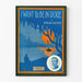 Vintage dekorativ poster I Want To Be In Dixie