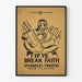 Vintageaffisch Federalteatern USA If Ye Break Faith