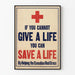 Canadian Röda Korset-Poster - Meddelande om Humanitärt Engagemang