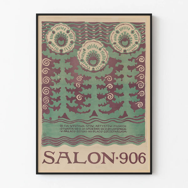 Väggdekorationsposter Vardagsrum 906 - Vintage polsk konst