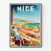 Promenaden des Anglais i Nice | Konsttryck av äldre Poster