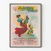 Vintageposter The New York Sunday World - Kvinna på gungbräda med en fågel som röker