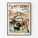 Vintageposter av Rialtobron i Venedig av Imre Kiralfy