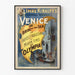 Vintageposter Venedig The Bride of the Sea - historisk väggdekor