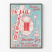 Vintageposter 'In Jail on Easter Morn' - Retro väggdekoration