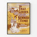 Vintageposter In That Golden Summer Time – Retro Väggdekoration