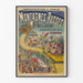 Vintageposter för invigningen av berg- och dalbanor Paris Boulevard des Capucines