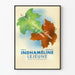 Vintageposter Indhaméline Lejeune Säsongens Blad