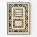 Indian Borders väggdekorationsposter av American Type Founders