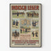 Vintage militärposter Indisch Leger 1909 väggdekoration