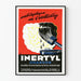 Vintage reklamposter för Inertyl tarmantiseptikum