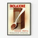 Vintageposter Inolaxine, tarmregulator, dekorativ