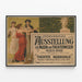 Vintageposter för Internationell utställning Musik och Teater Wien 1892 — inramlat konstverk på väggen