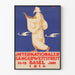 Vintageposter för Internationellt sångartävling i Basel 1914