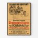 Internationell vintage-tygposter för cykelloppet Illkirch-Grafenstaden 1895