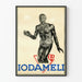 Vintageposter Iodameli gammal väggdekoration
