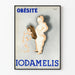 Vintageposter Obesitet Iodamelis av René Le Texier