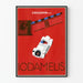 Vintageposter Iodamelis Circulation av gammal bil