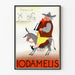 Vintage reklamposter Iodamelis Fetma - Retro väggdekoration