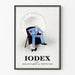 Vintageposter för Iodex med metylsalicylat för väggdekoration