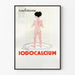 Vintage medicinsk poster om raketism och Iodocalcium