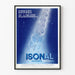 Vintageposter ISONAL för nervösa sömnsvårigheter