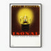 Vintageposter Isonal Nuits Blanches - Retro väggdekoration