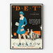 Vintagefilmaffisch It med Clara Bow i blå