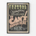 Vintage teaterposter 'It Can't Happen Here' Sinclair Lewis