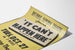 Teaterposter "It Can't Happen Here" - Vintage väggdekoration
