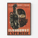 Vintageposter Elfenbenskusten Expedition 1940 väggdekoration