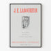 Utställningsposter J.E. Laboureur Nationalbiblioteket 1954