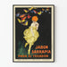 Vintage reklamposter Jabon Sarrapia väggdekoration